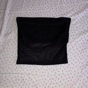 Black Mesh Tube Top
